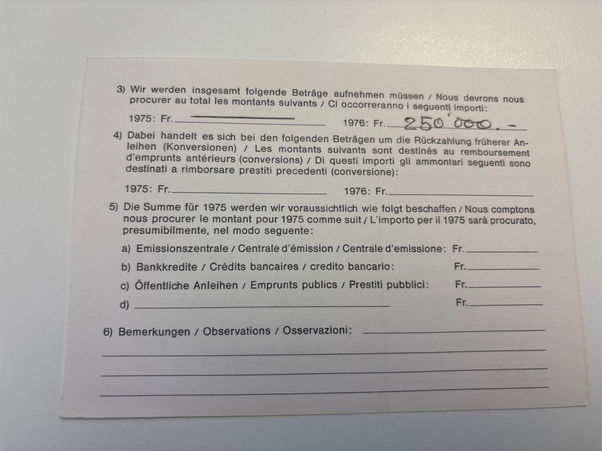Documenti: Dokument Münchringen – Usato da Zürich venduto da engebrunau 1