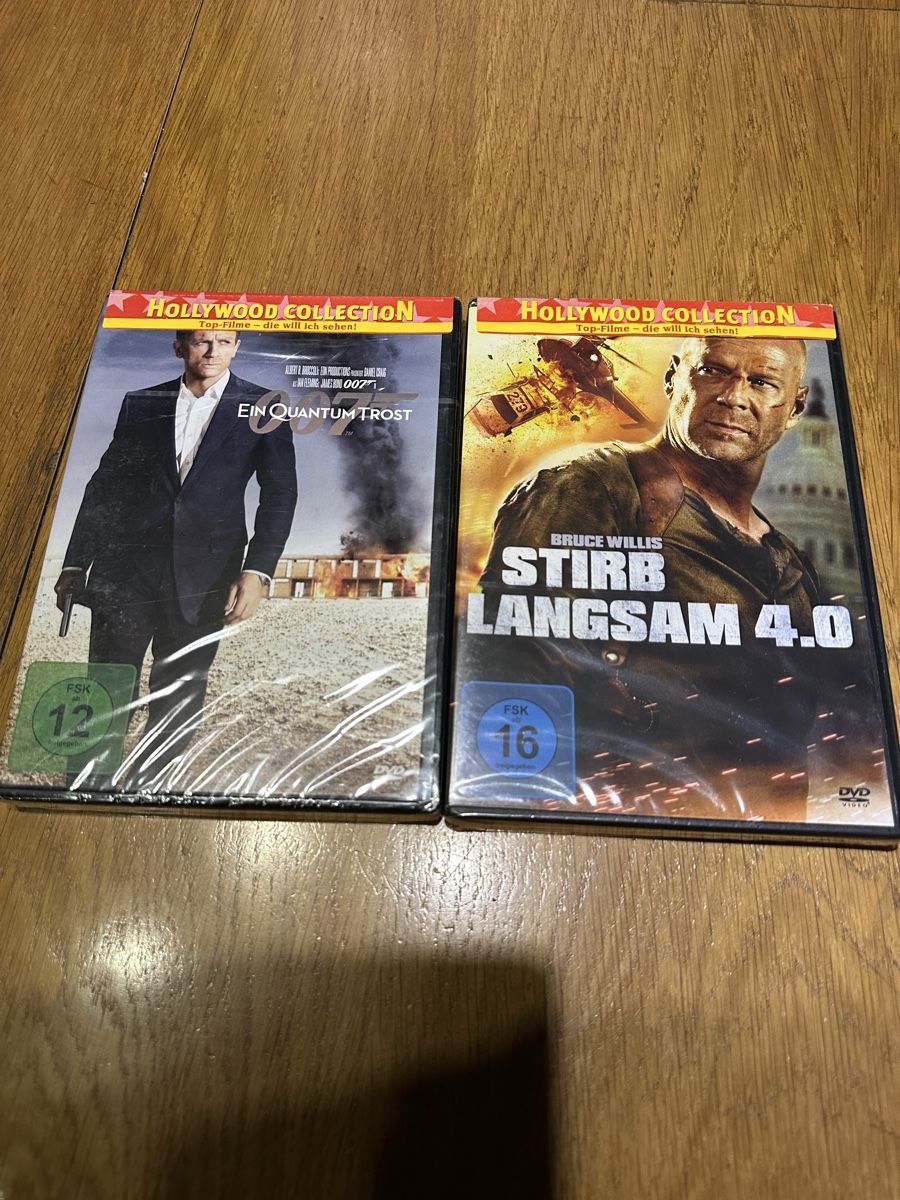 Tutti i DVDs: Stirb langsam 4, ein Quantum Trost, DVD neu – Nuovo e nell'imballaggio originale da Benken ZH venduto da Audi-erich