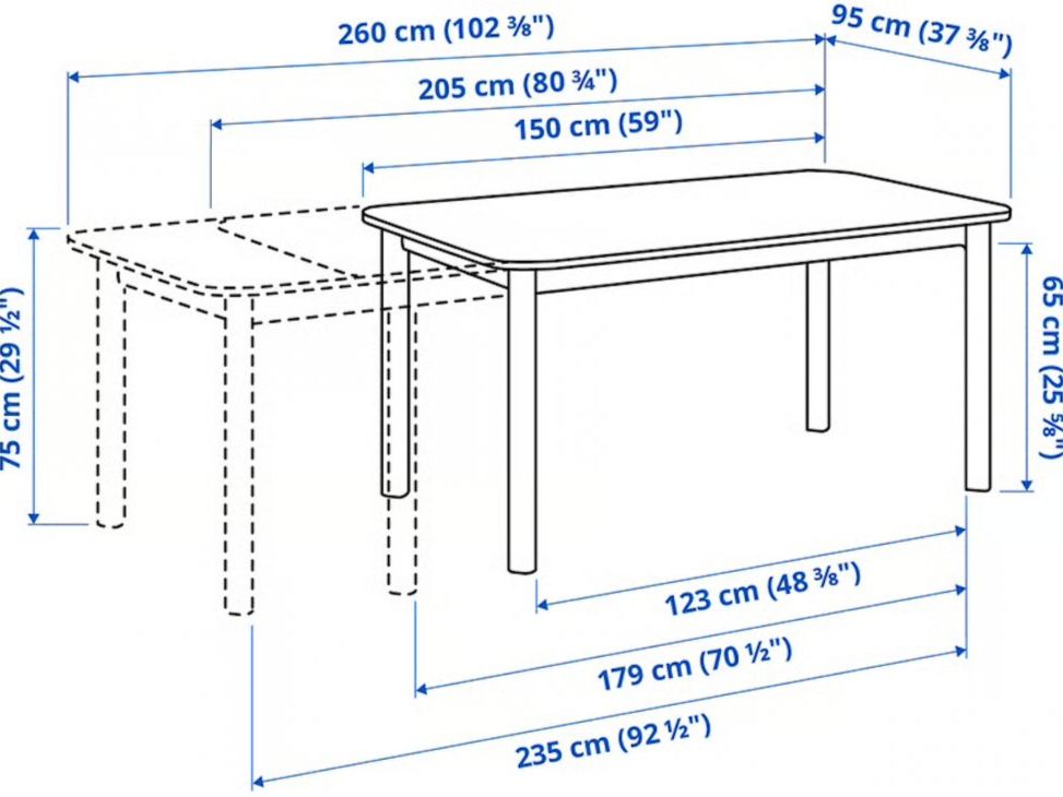 Ikea Tische: IKEA STRANDTORP Ausziehtisch Braun – Gebraucht aus Zürich von Louisst1992 5