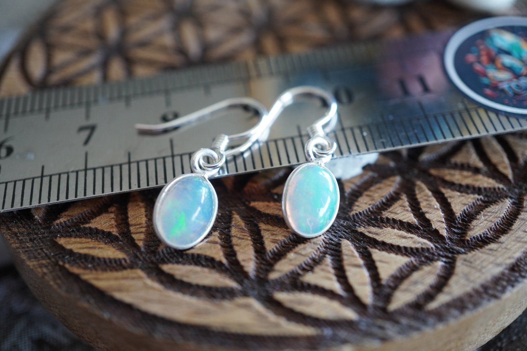 Orecchini pendenti & Orecchini a lobo: Ohr  Hänger Aus Opal mit Silber Edel – Nuovo e nell'imballaggio originale da Eschenbach SG venduto da topstone