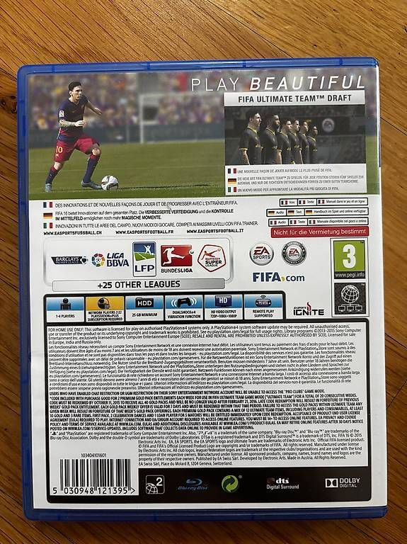 Spiele: PS4 FIFA16 – Gebraucht aus Schattdorf von Dani-T 1