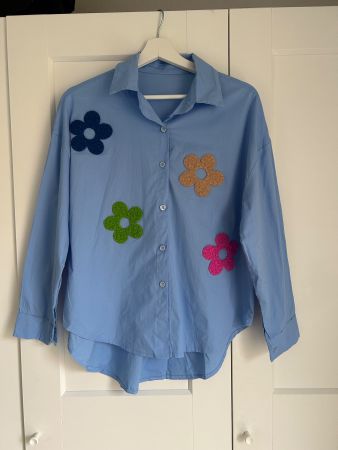 Summer-Shirt - 97% cotton - unique size - made in Italy