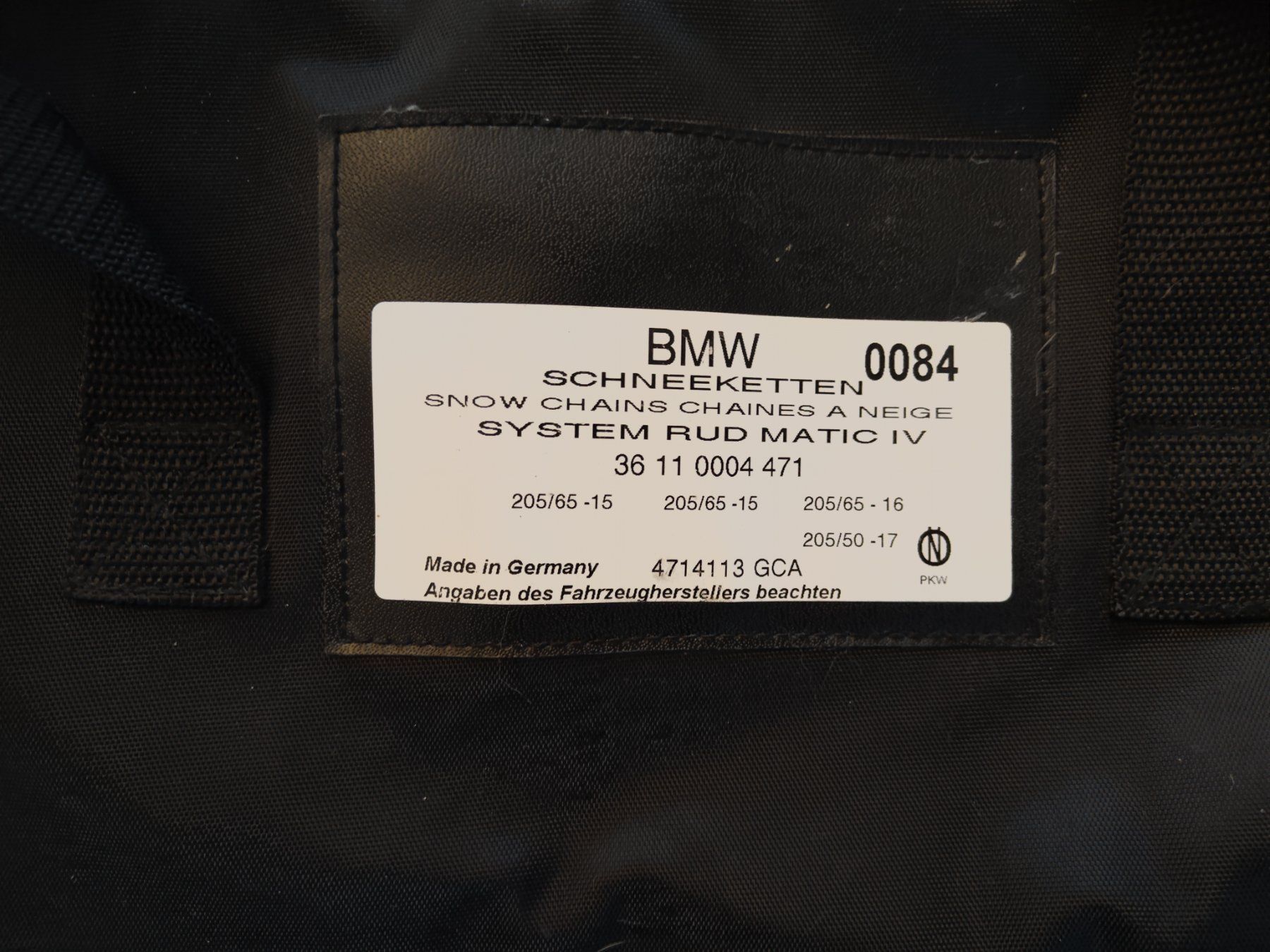 Catene da neve: Schneeketten BMW Rud Matic IV – Nuovo e nell'imballaggio originale da Pfeffingen venduto da usn_b8d2 1