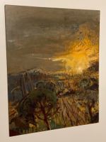 Albert Scabell 1970 (1936-1979) Bern Landschaftsgemälde