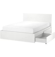 Bett mit Bettkasten weiss 140x200cm guter Zustand