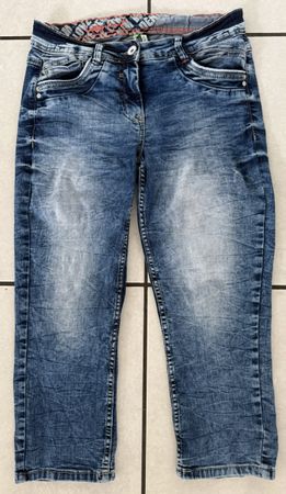 Cecil Jeans Gr. 27 mit Stickerei "Happy Heart" 👖