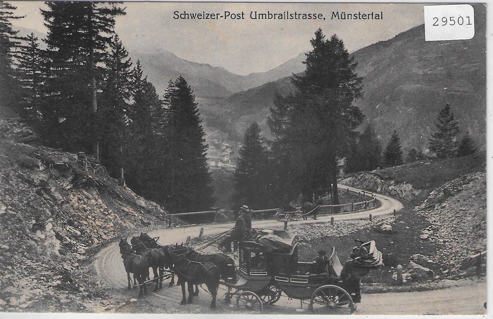 Ansichtskarten: Schweizer-Post Umbrailstrasse – Gebraucht aus Ettingen von Kartenplanet
