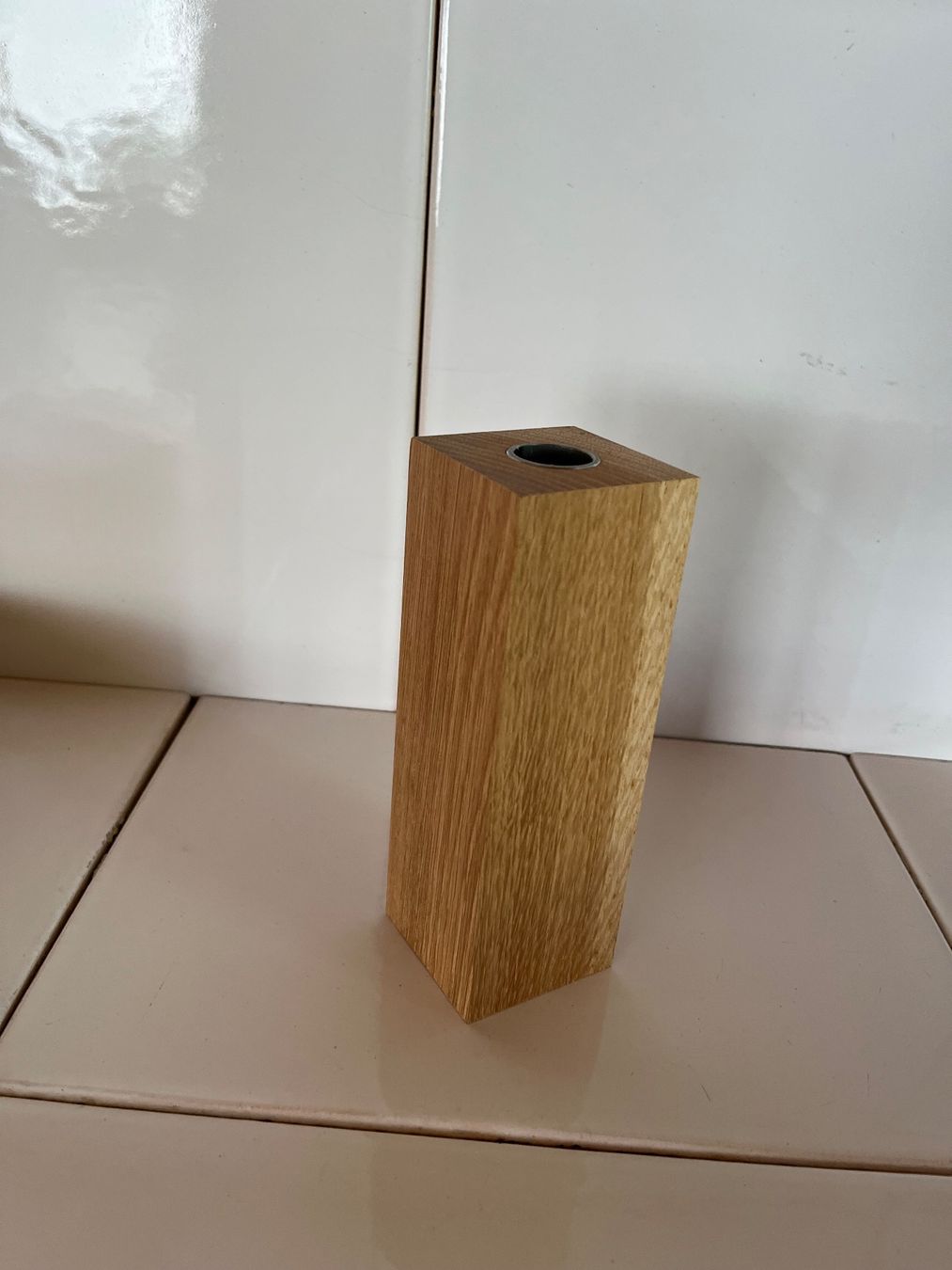 Kerzenständer: moderner Kerzenständer, Holz, Metall – Neu und originalverpackt aus Hinwil von maf_5gzt 4