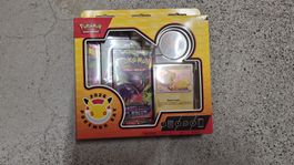 Pokemon Day 2026 Pikachu Promo Set, Münze, Booster OVP