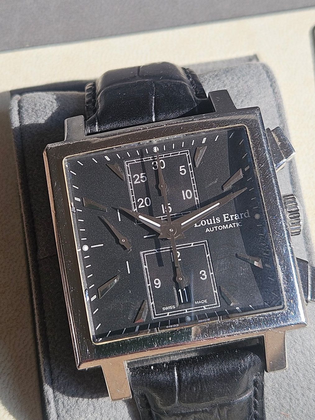 Louis Erard Uhren: Louis Erard La Carree Automatic – Gebraucht aus zürich von Franseize