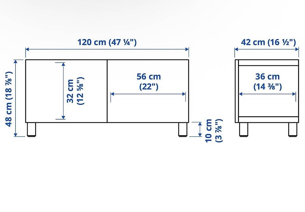 Ikea TV Möbel: TV Möbeli weiss – Gebraucht aus Luzern von r_kaufmann 2