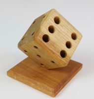 Holz Stiftehalter Würfel Design Büro Geschenkidee