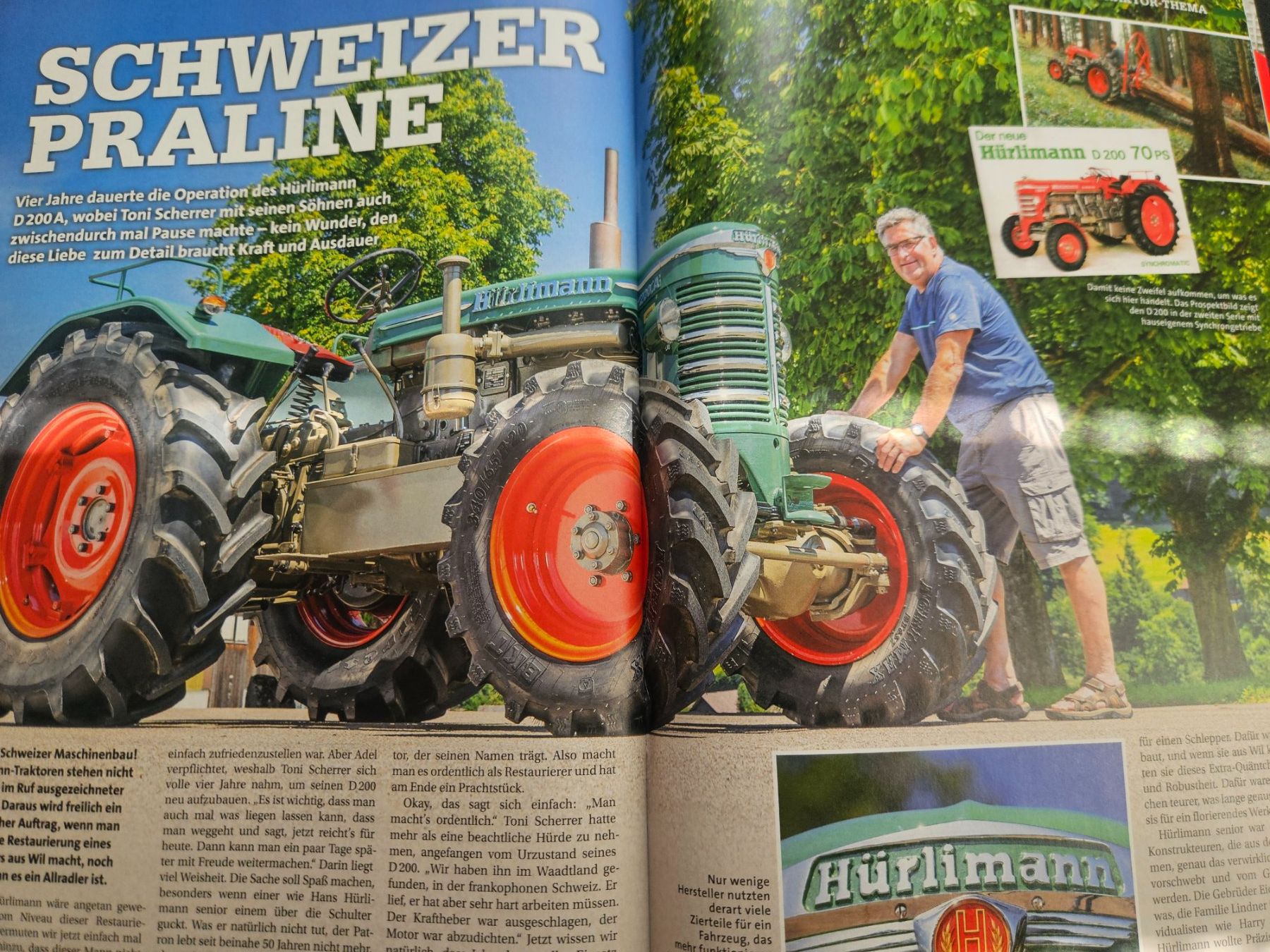 Kramer Trattori: Oldtimer Traktor 12/24 Eicher Büffel Hürlimann D 200 A xb – Usato da Flawil venduto da sr1_f6st 7