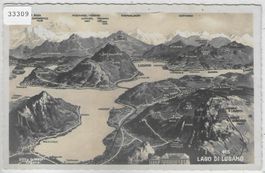 Lago di Lugano - Panorama Relief