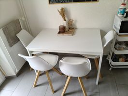 Tisch und Stühle (zusammen oder einzeln zu verkaufen)