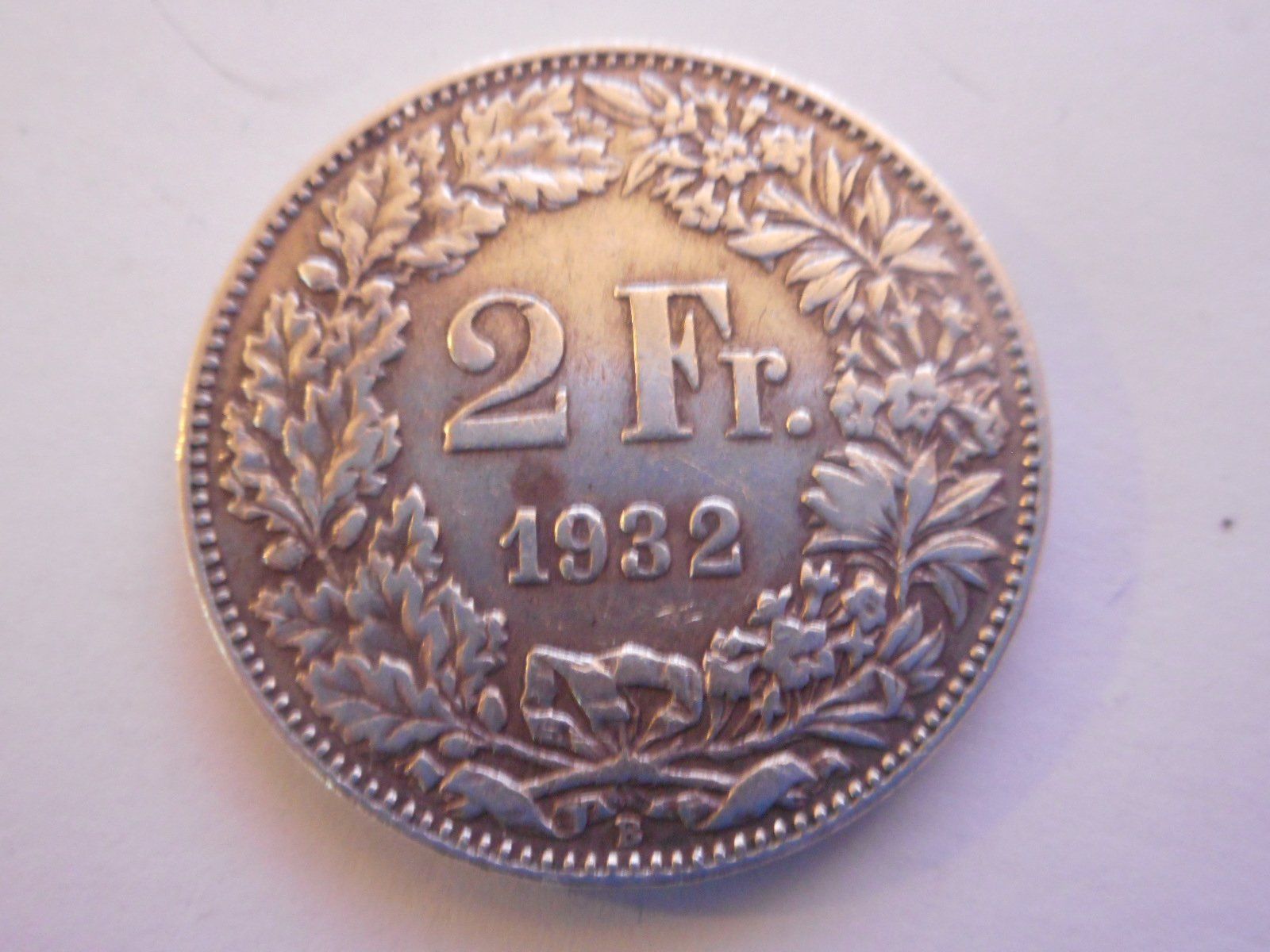 Tutti le monete: 2 Fr. 1932 silber – Usato da Kriegstetten venduto da pizlad2010