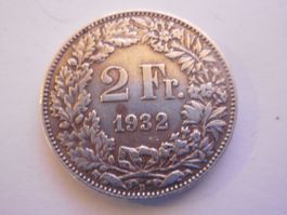 2 Fr. 1932 silber