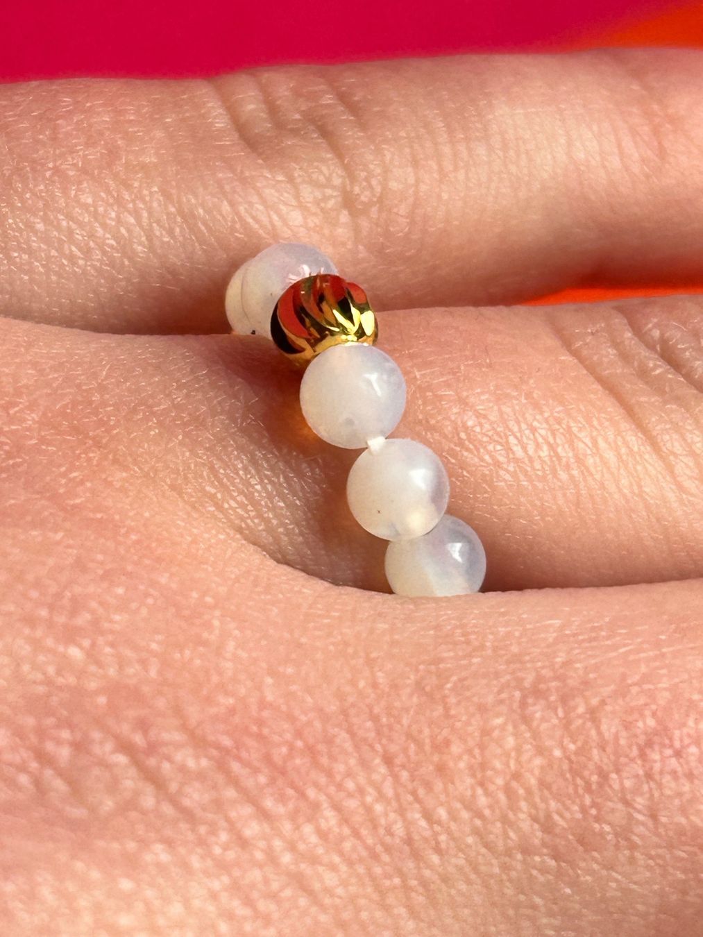 Anelli: Fingerring Stein Opal (unisex ca. Ringgrösse 50-56) – Usato da Laufen venduto da Bellavitaboom 3