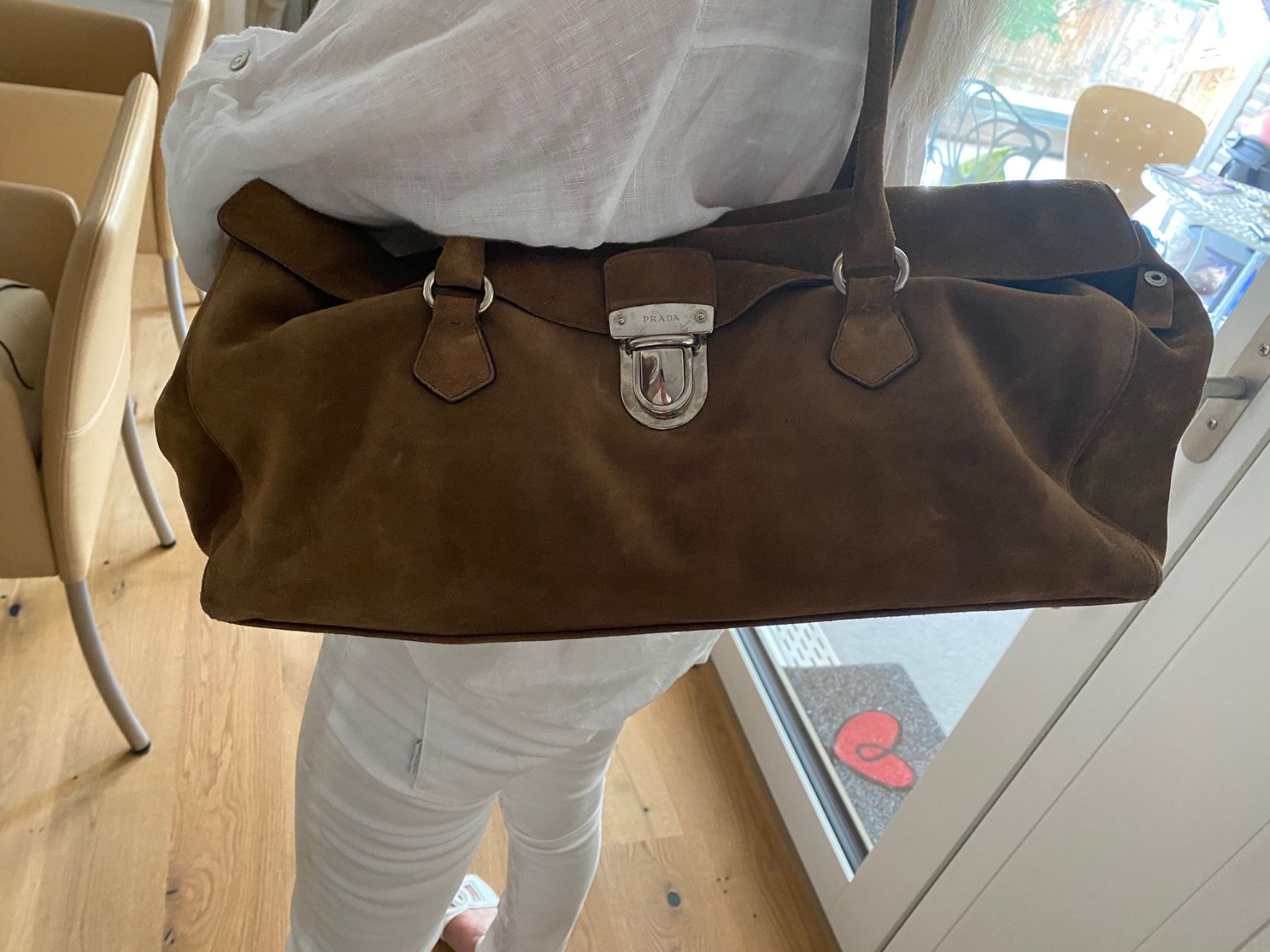 Prada Borse da donna: PRADA Handtasche  Wildleder braun – Nuovo (secondo la descrizione) da Weggis venduto da goo_vn75 2