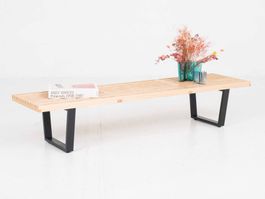 Vitra Nelson Bench von George Nelson in Esche Natur