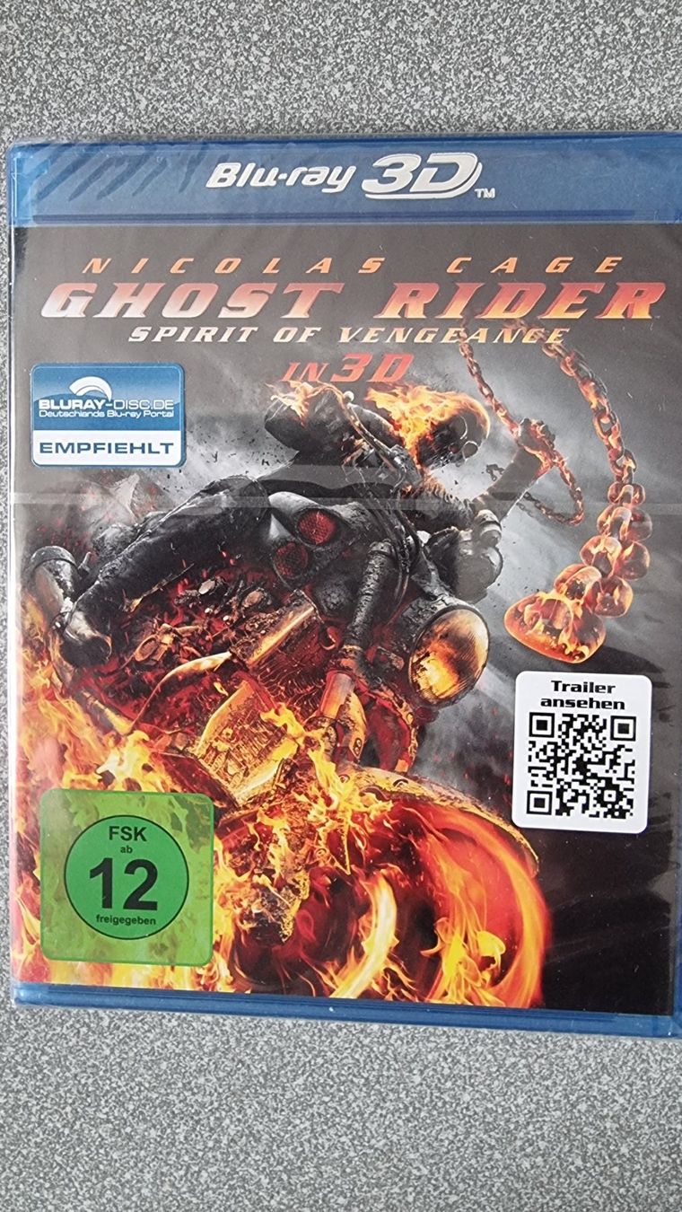 Tutti i DVDs: Blu Ray - Ghost Rider / Nicolas Cage NEU – Nuovo e nell'imballaggio originale da Oetwil am See venduto da fineli2