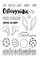 Silikonstempel Ostern Ostergrüsse