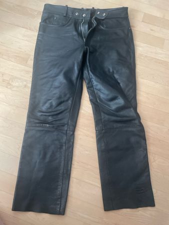 F 331) Motorrad Lederhose Grösse 56