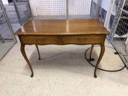 Antiker, kleiner Holz-Tisch mit Schubladen, Vintage Look