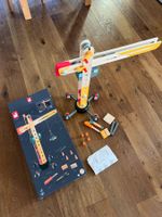 Janod Grosser Kran Drehbarer Spielkran aus Massivholz