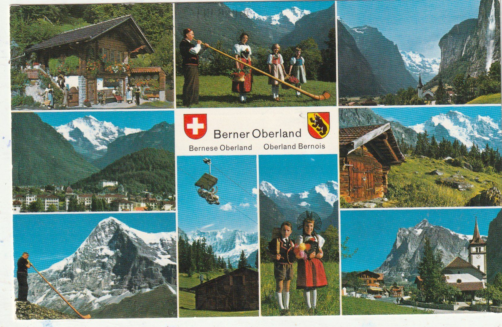 Cartoline postali: Berner Oberland – Usato da Lumbrein venduto da made02