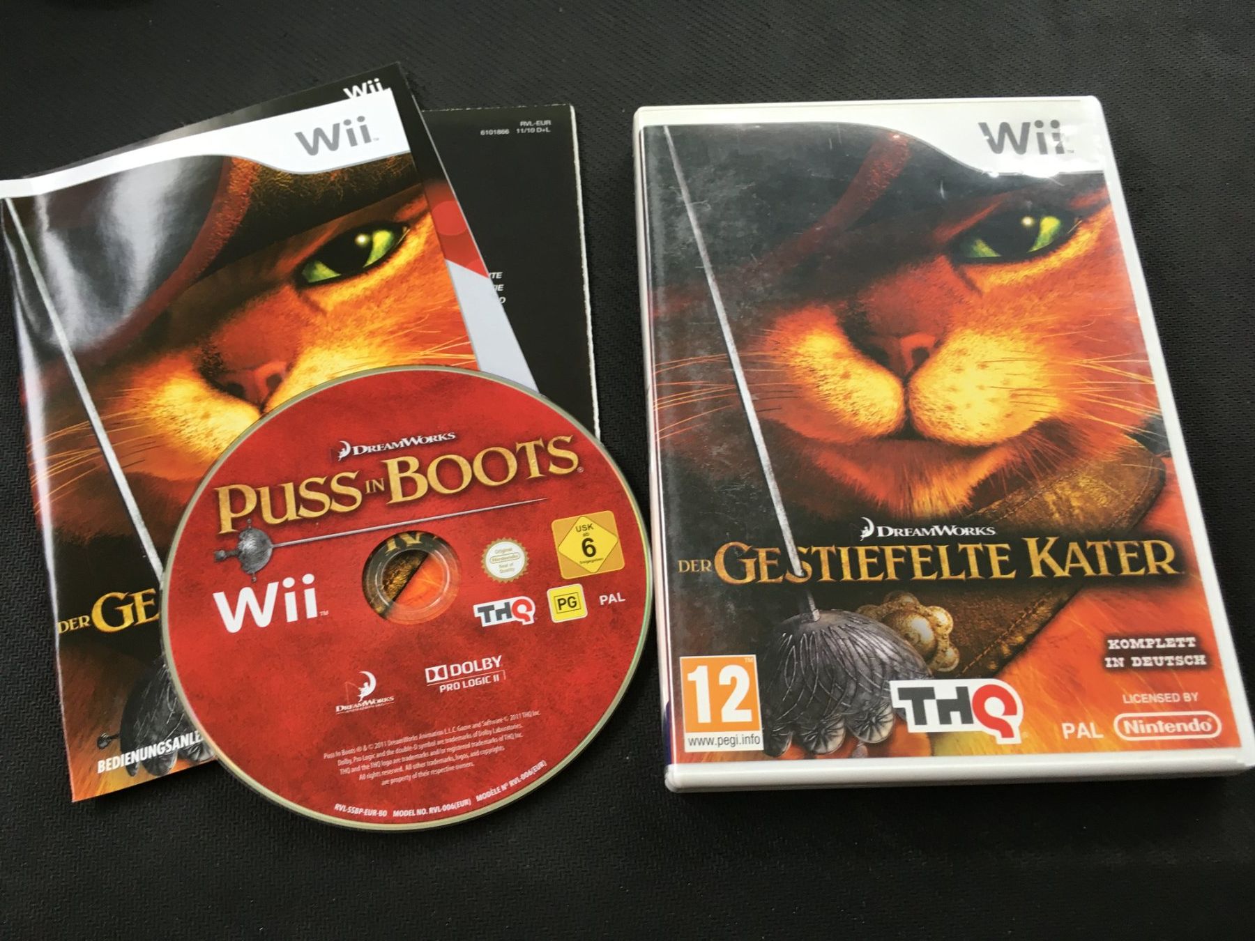 Nintendo Spiele: Der Gestiefelte Kater - Nintendo Wii – Gebraucht aus St.Gallen von Punktchen01