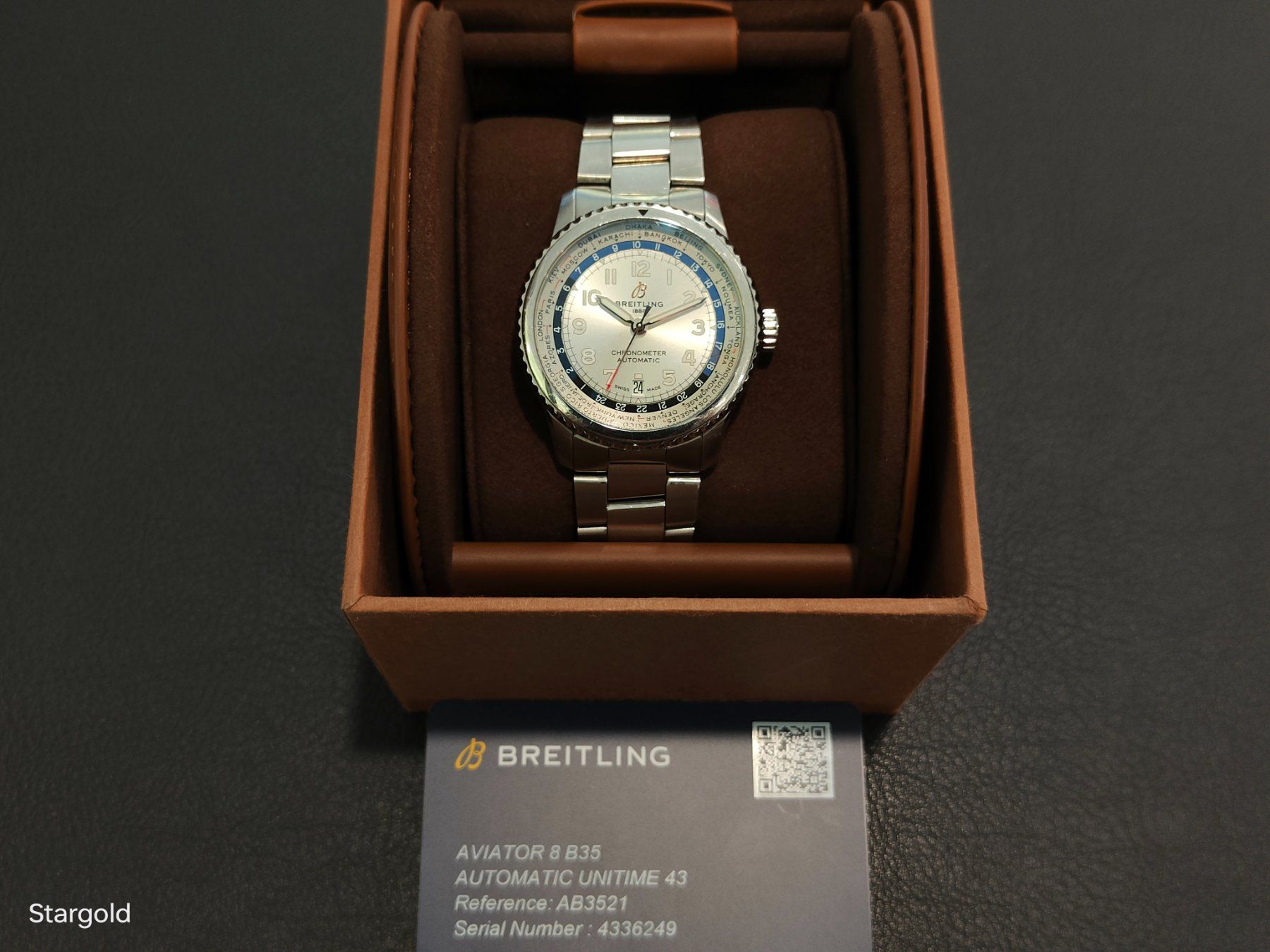 Breitling Montres: Breitling Aviator 8 B35 Unitime – D'occasion à Zürich par Stargold-Uhren 8