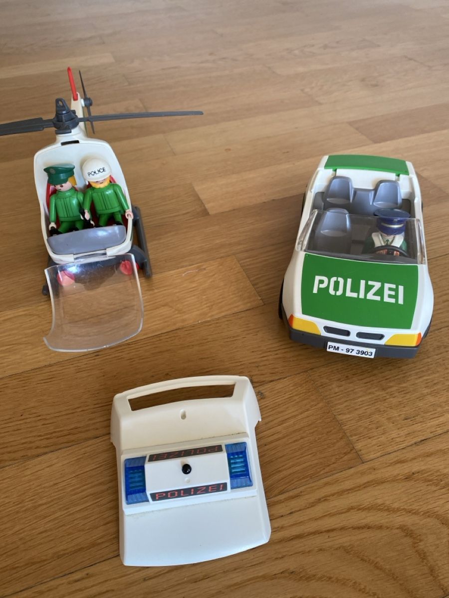 Playmobil Spielzeuge: Playmobil Polizeiauto und Polizeihelikopter – Gebraucht aus Zumikon von Teuchter 3