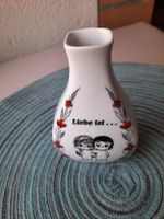 "Liebe ist..." Vase von Kaiser, W. Germany, Vintage!