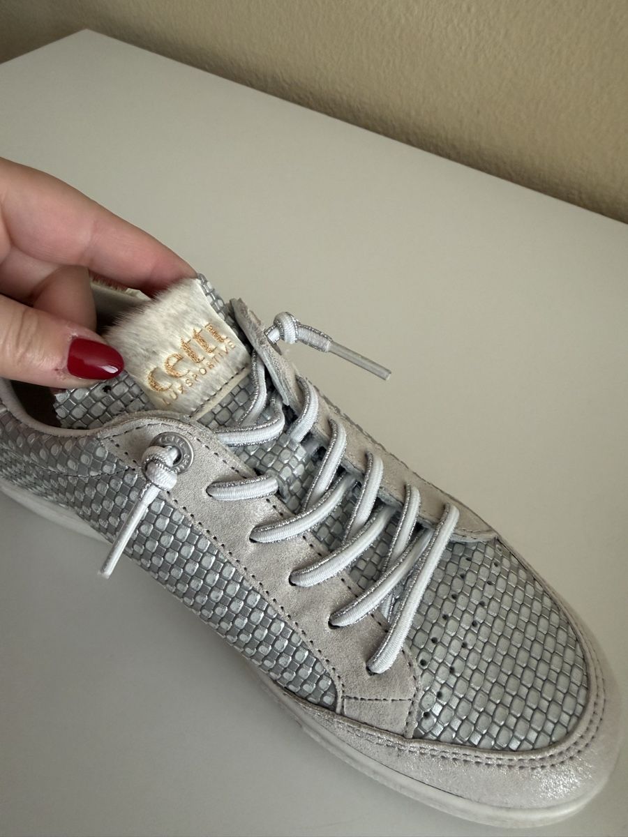Scarpe da donna: Sneaker Cetti, neuwertig, Gr. 36, silber – Nuovo (secondo la descrizione) da Langnau am Albis venduto da Schneeflocke92 7