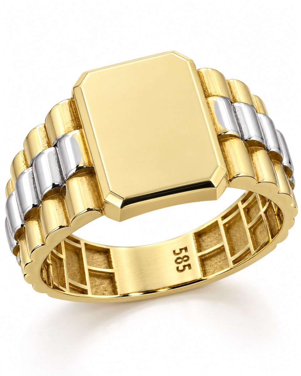 Anelli: 585/14 Karat Gold Ring NEU – Nuovo e nell'imballaggio originale da Murg venduto da MTGold 2