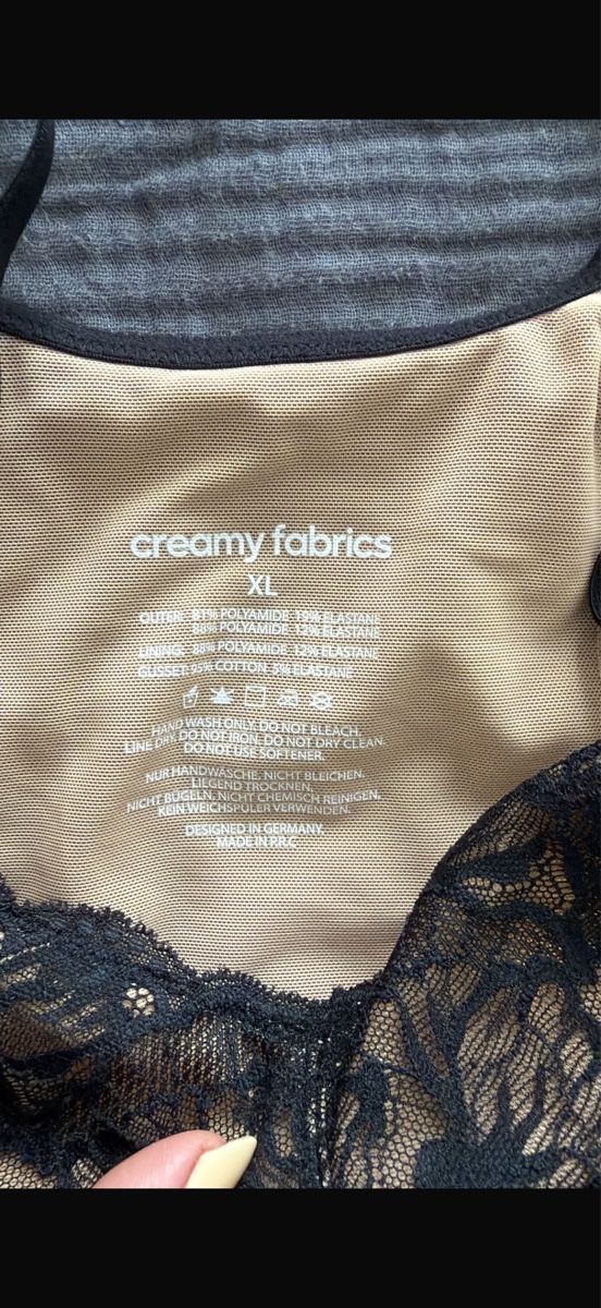 Altra biancheria intima: Body Creamy Fabrics  Spitze Grösse XL – Nuovo (secondo la descrizione) da Zofingen venduto da MajaMarija85 2