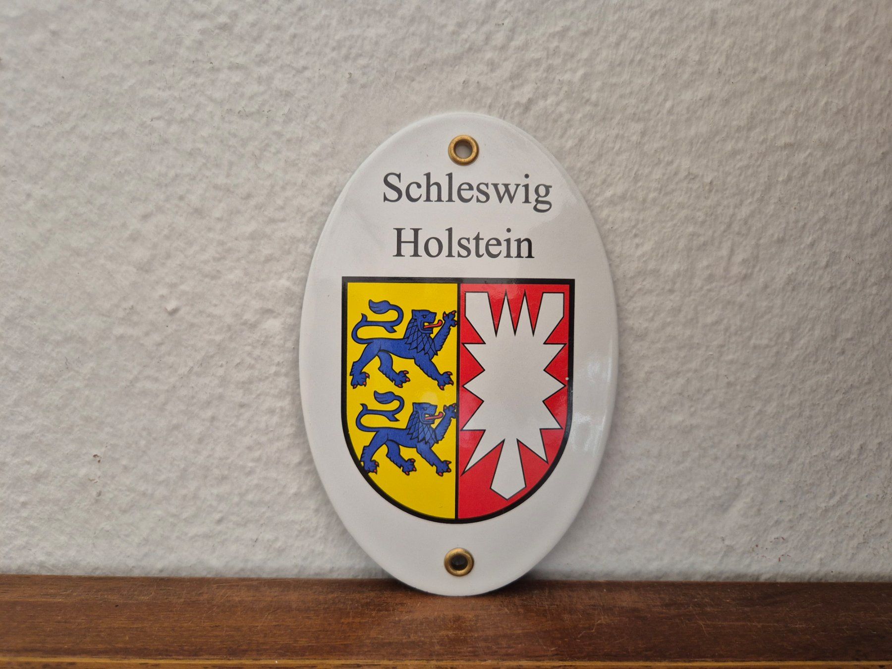 Insegne: Emailschild Schleswig Holstein Wappen Logo Emaille Schild – Nuovo (secondo la descrizione) da Schaffhausen venduto da pfanis09