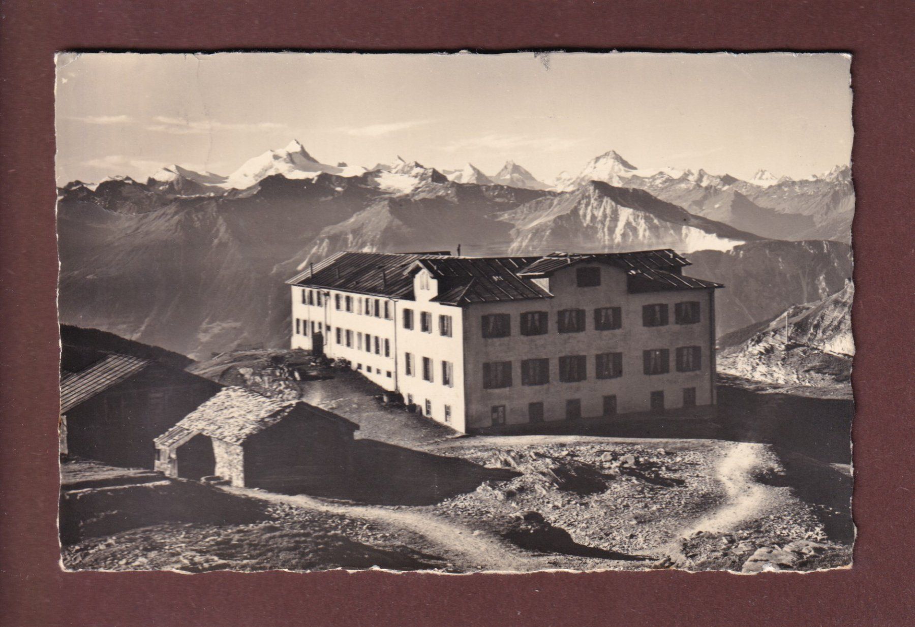 Cartoline postali: GEMMIPASS - Hotel Wildstrubel – Usato da Pully venduto da nicecards-shop