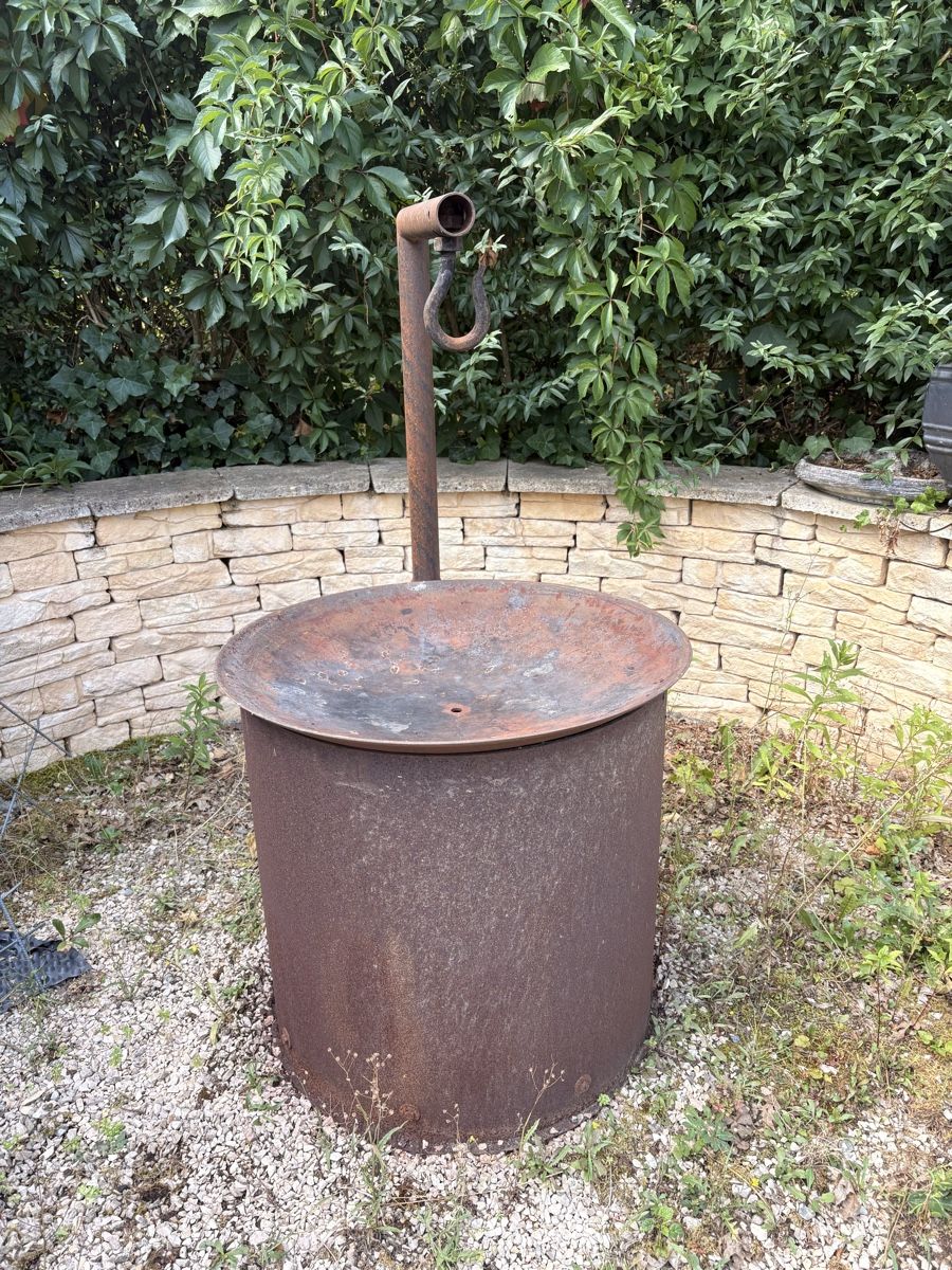 Bracieri: Gartenfeuerkorb mit Grillrost – Difettoso da Winznau venduto da schutzengel1955 6