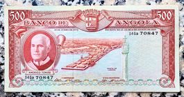 500 Escudos Angola 1970!!! Super Zustand!!!