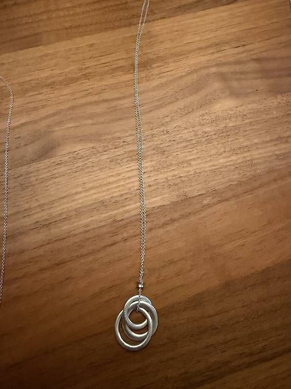 Catenine: Tiffany & Co. Interlocking Circles Halskette 925 Silber – Usato da Arlesheim venduto da ann_tnc9 1