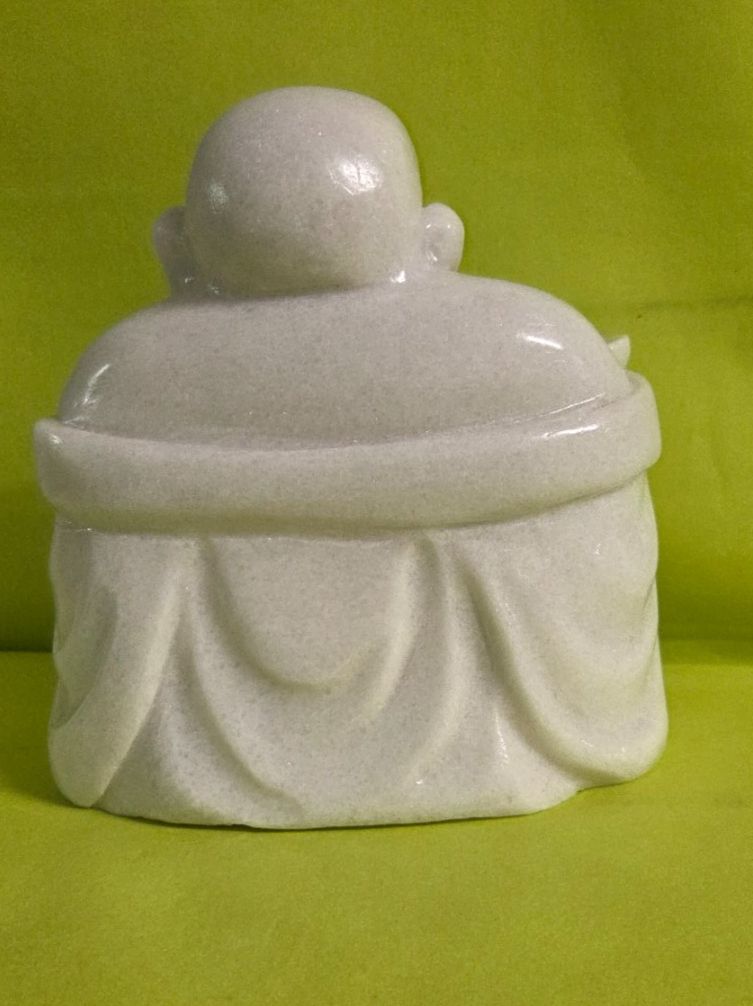 Skulpturen & Statuen: Happy Buddha aus Marmor 20cm massiv – Neu (gemäss Beschreibung) aus Roggliswil von Mabelco 2