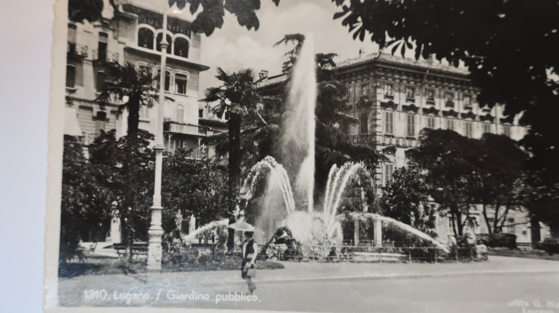 Cartoline postali: Lugano / Giardino publico – Usato da Cormoret venduto da Pascalll2001 2