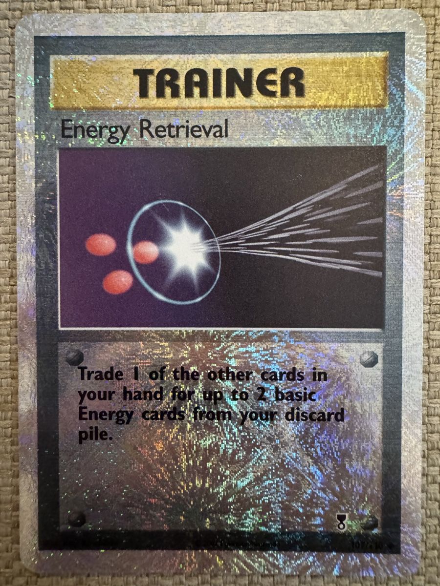 Pokémon Carte collezionabili: Energy Retrieval - Legendary Collection Reverse Holo – Usato da Cadro venduto da kiks27