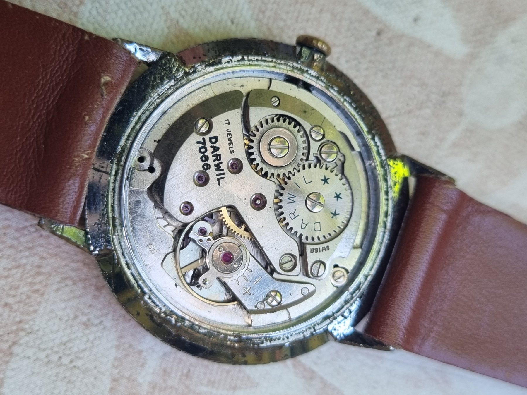 Orologi: Darwin Handaufzug Uhr – Usato da Schaffhausen venduto da Leveron13 1