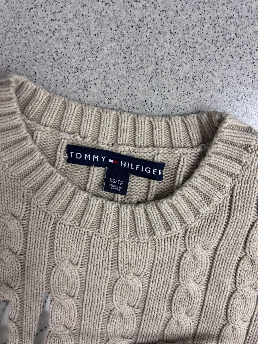 Tommy Hilfiger Maglioni & Felpe: Pullover Tommy Hilfiger Zopfstrick beige, in Grösse XS – Usato da Wohlen b. Bern venduto da Beppe99 1
