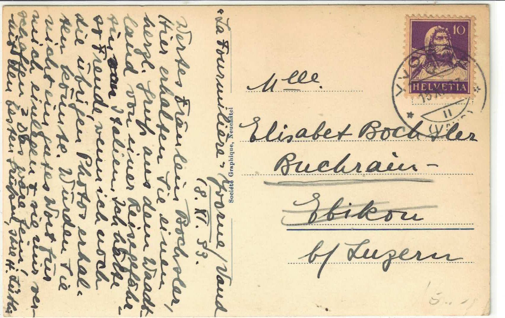 Cartoline postali: Yvorne et les Agittes – Usato da Ettingen venduto da Kartenplanet 1