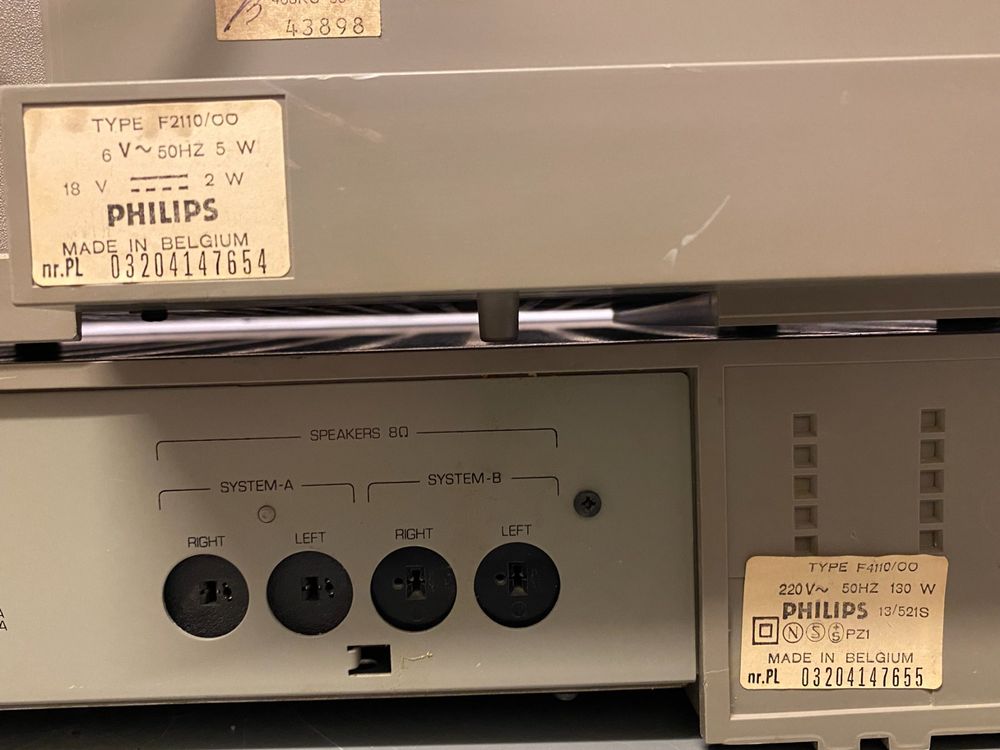 PHILIPS F4110/F2110 Stereoanlage * aus 1982 * Rarität (Gebraucht) in ...