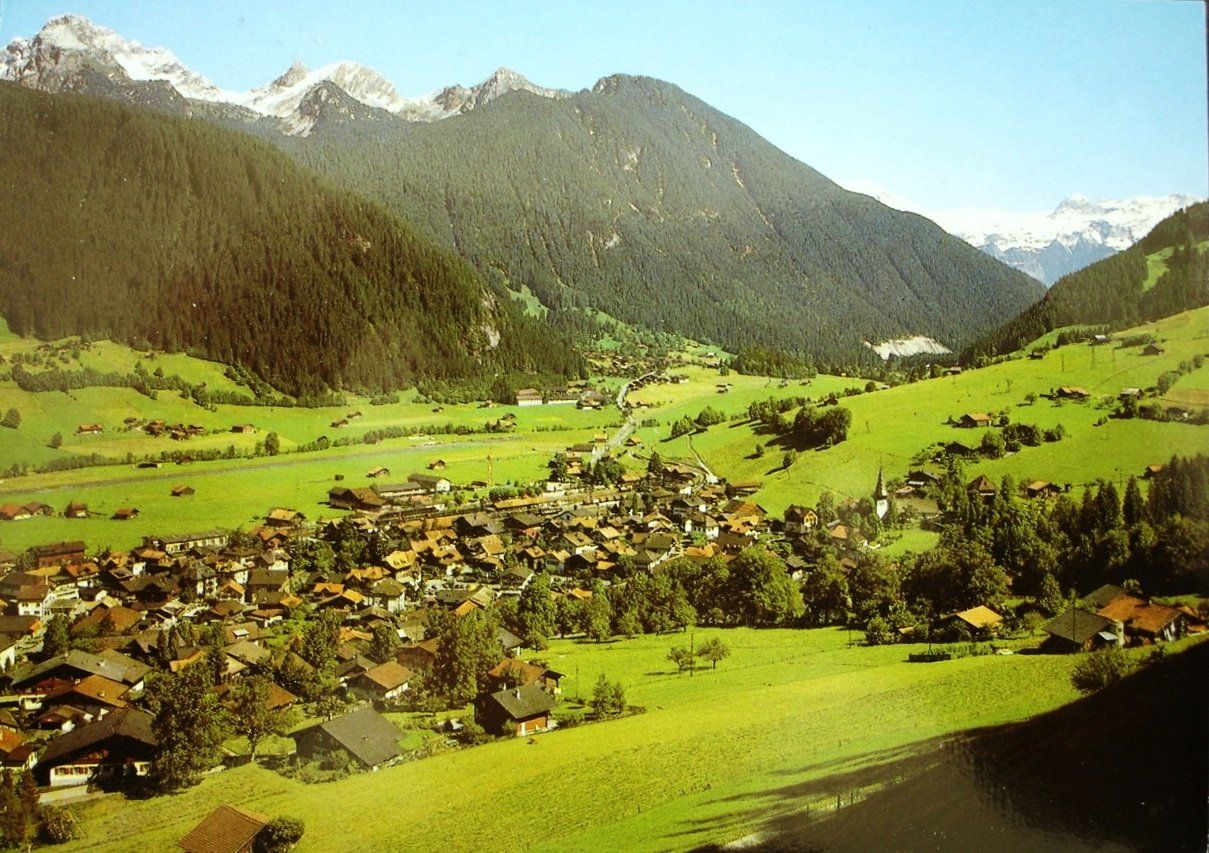 Cartoline postali: ZWEISIMMEN Stempel Bahn – Usato da Jona venduto da philajona